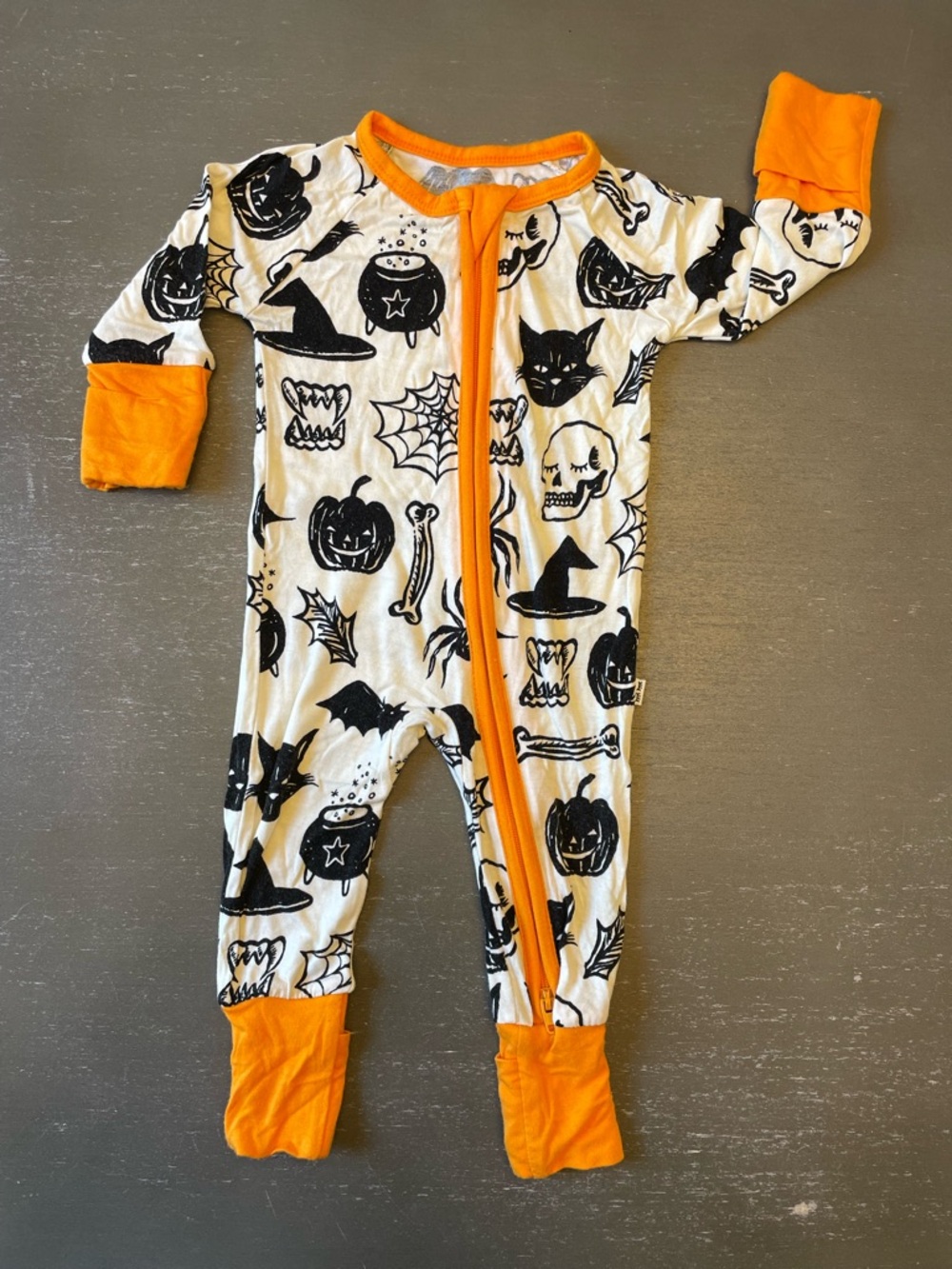 Newborn Little Sleepies Halloween Zippy